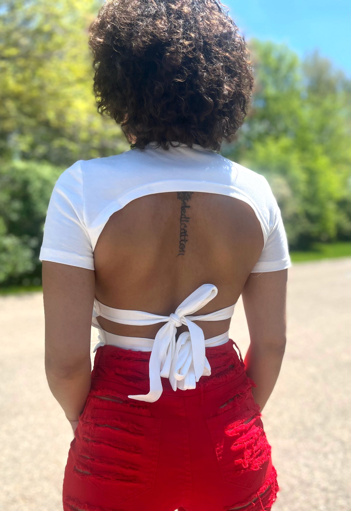 Back Tie Top
